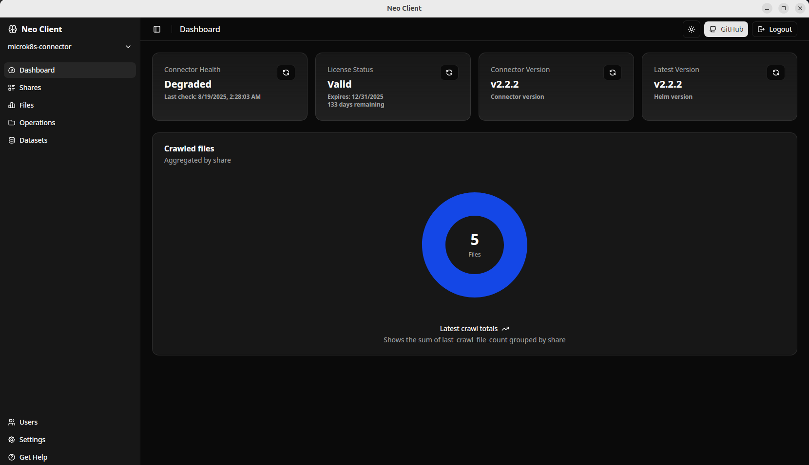 neo client screenshots